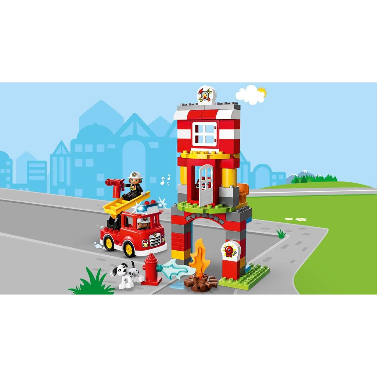 Конструктор LEGO DUPLO Town Пожарное депо 10903 - фото 5
