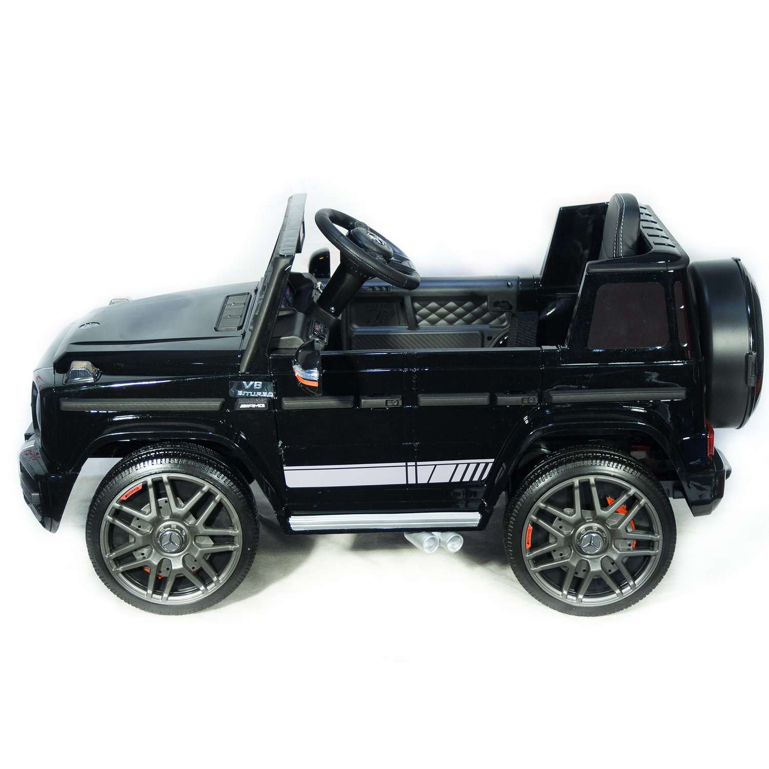 Электромобиль TOYLAND Джип Mercedes Benz G 63 Small BBH-0002 чёрный - фото 5