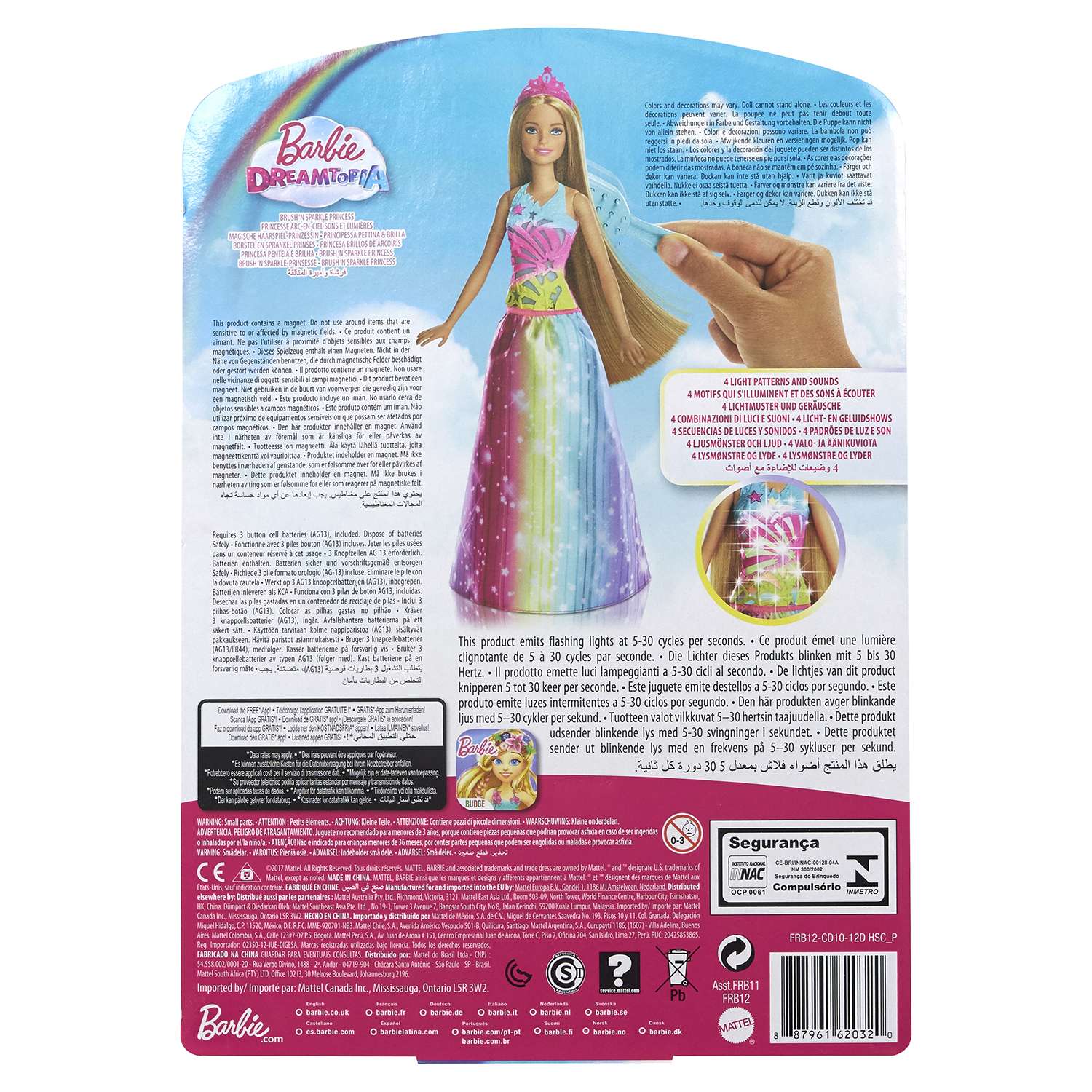 Кукла Barbie Принцесса Радужной бухты FRB12 FRB12 - фото 3