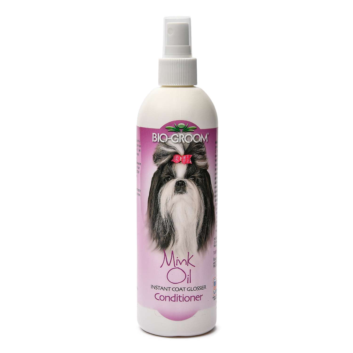 Спрей для кошек и собак BIO-GROOM Mink Oil с норковым маслом для блеска и роста шерсти 355мл - фото 1