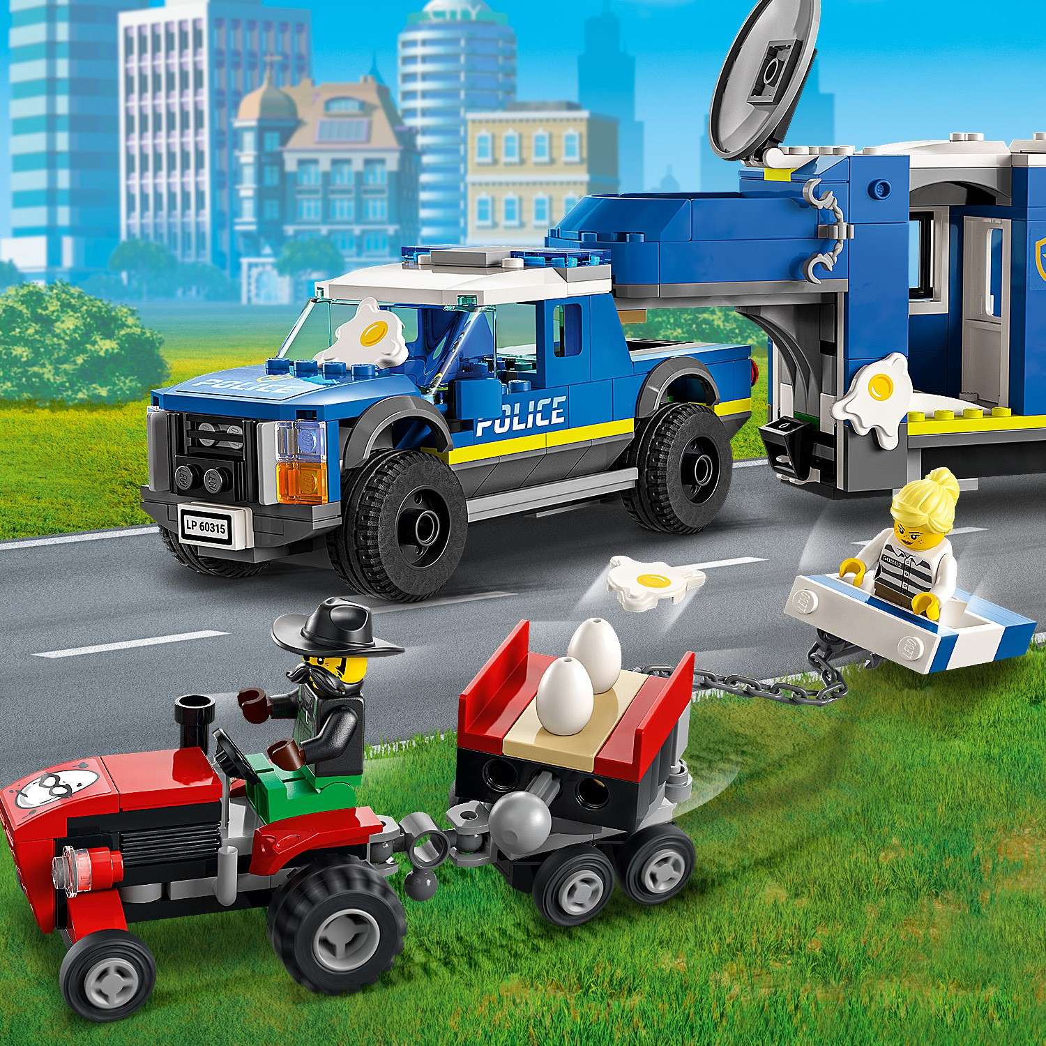Конструктор LEGO City Police Полицейский мобильный командный трейлер 60315 - фото 9