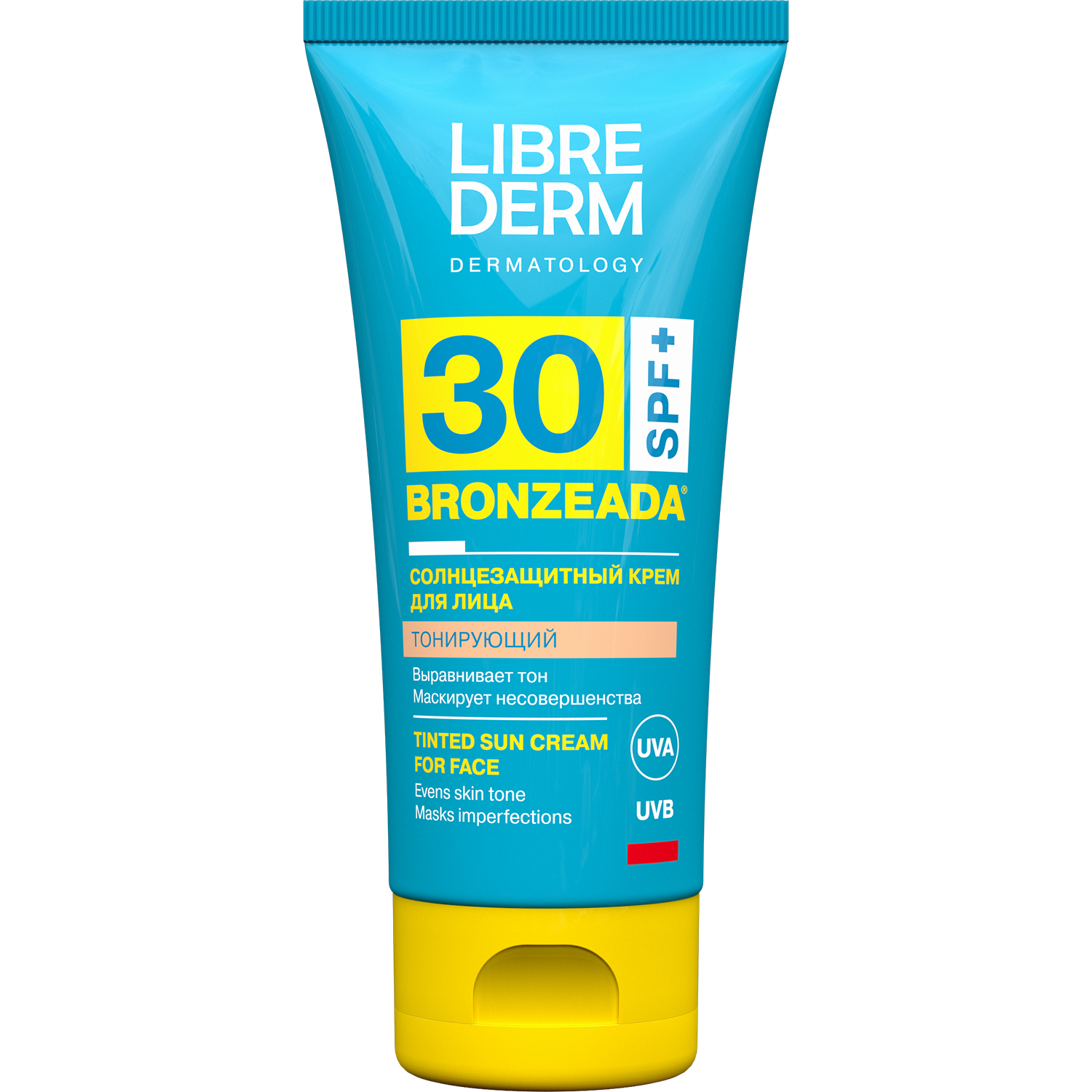 Солнцезащитный тонирующий крем Librederm bronzeada для лица SPF30 - фото 12