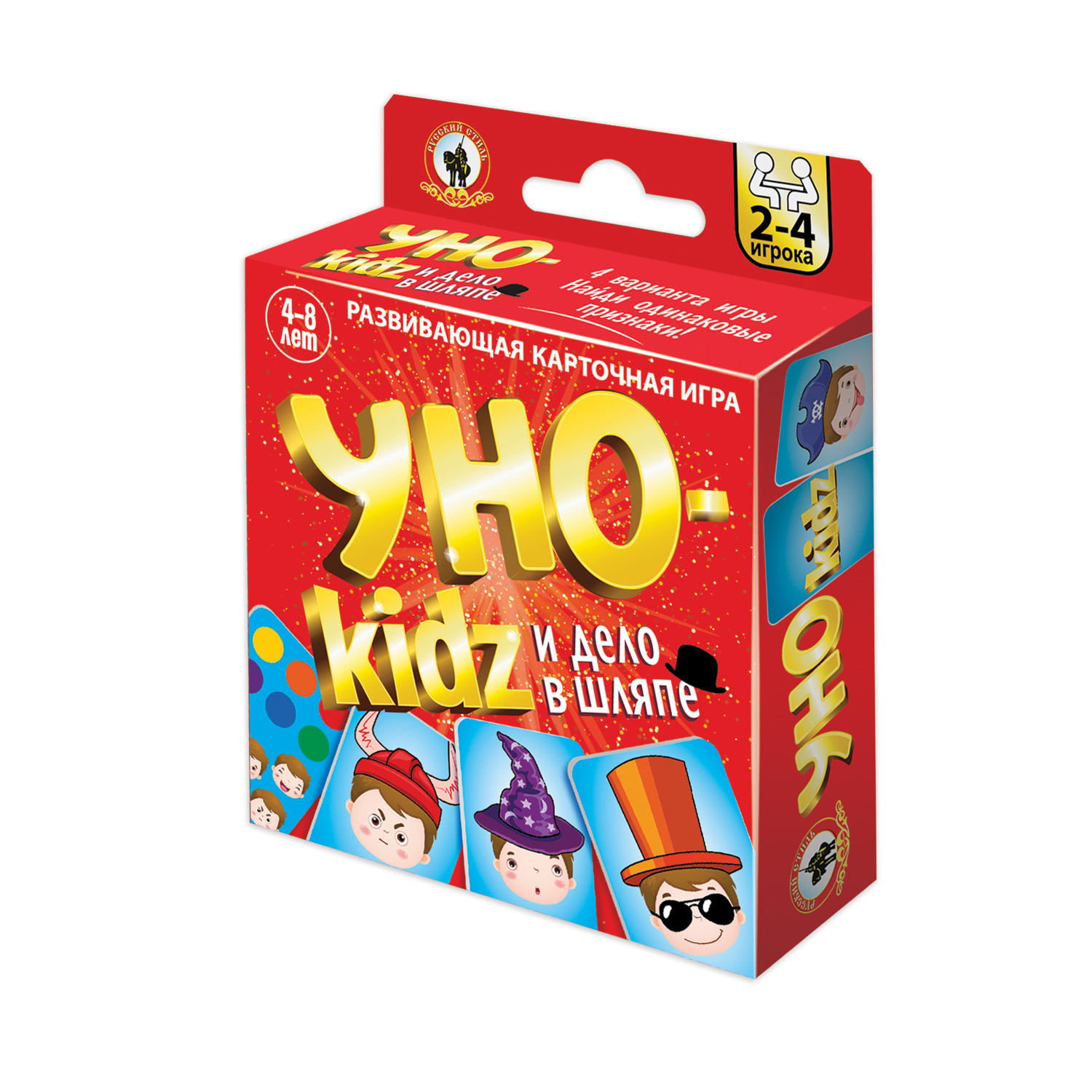 Игра настольная Русский стиль УНОkidz 52карты 04691