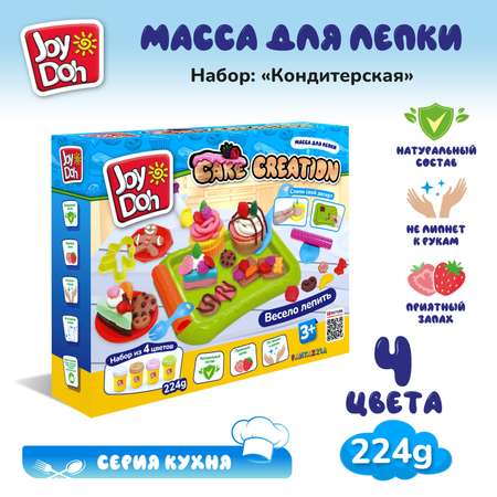 Набор для лепки Joy-Doh Кондитерская 4*56г CAKE-224 pot