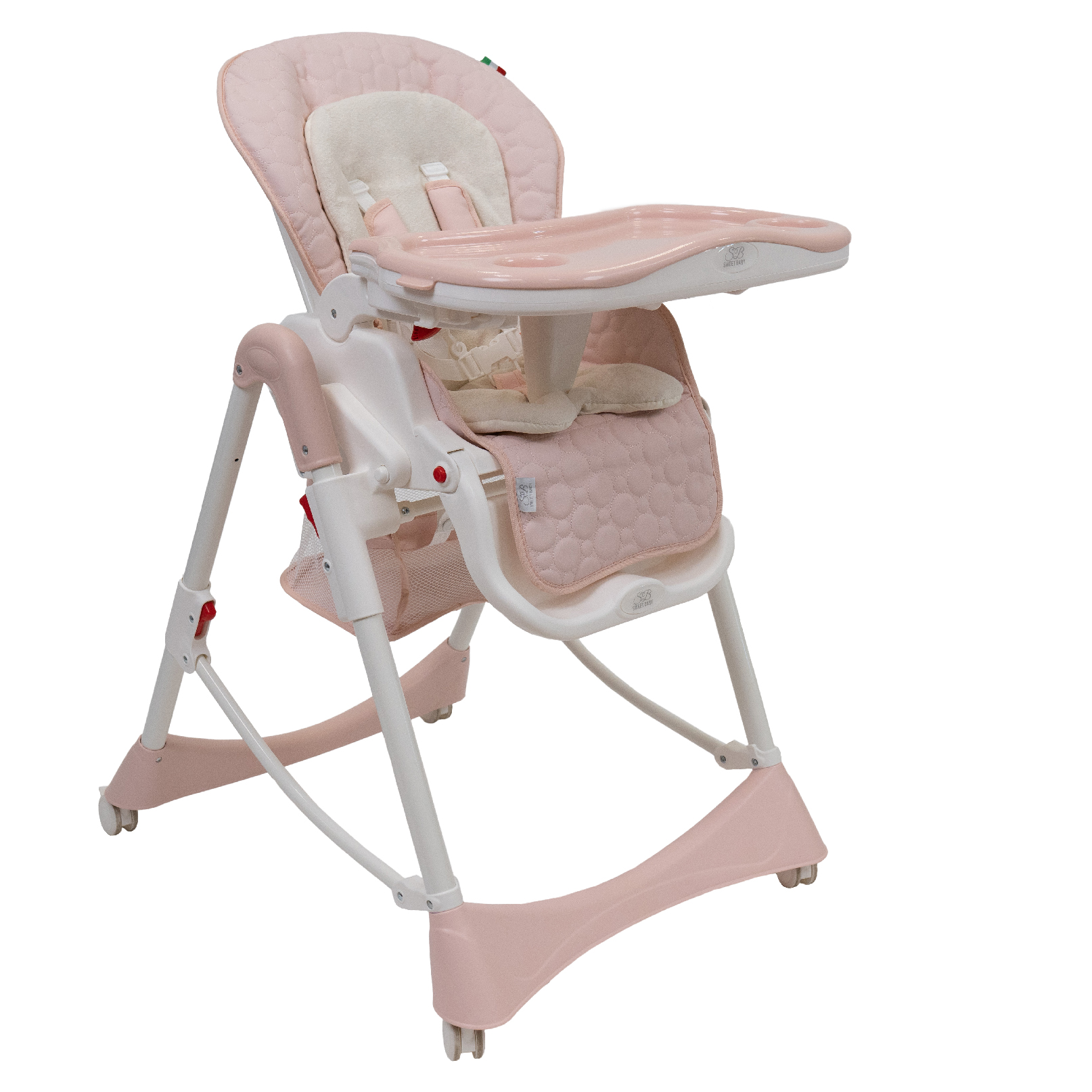 Стульчик для кормления Sweet Baby Royal Classic Pink - фото 2