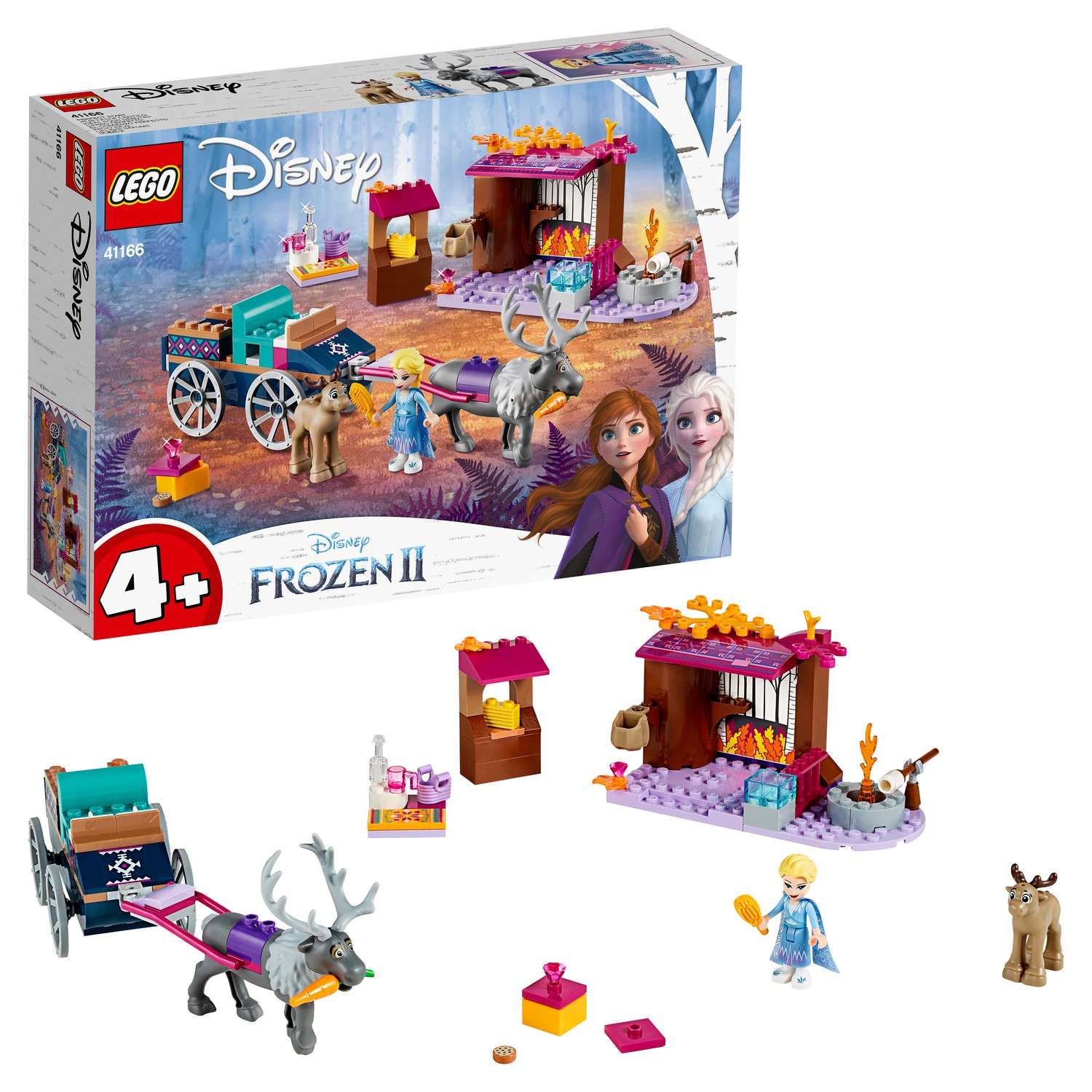 Конструктор LEGO Disney Frozen Дорожные приключения Эльзы 41166 - фото 1