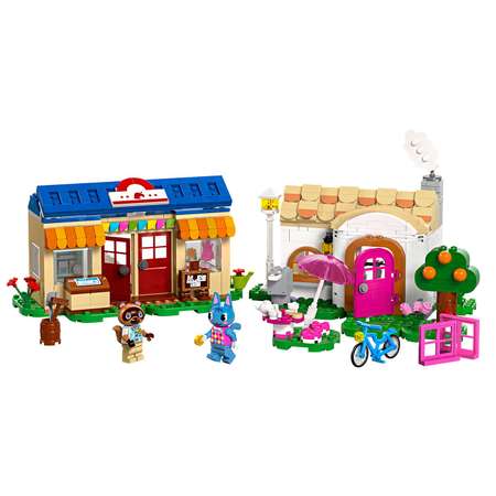 Конструктор LEGO Animal Crossing уголок Нука и дом Рози