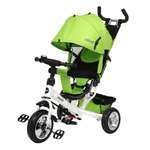 Велосипед трехколесный Moby Kids Comfort 10x8 EVA. Зеленый с ручкой