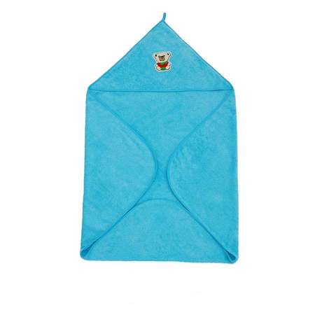 Полотенце Forsalon с уголком махровое 110х110см цвет голубой
