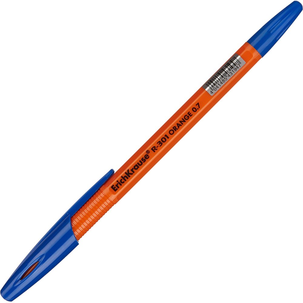 Ручка шариковая ErichKrause R-301 Orange Stick 0.7 цвет чернил синий 15 штук - фото 3