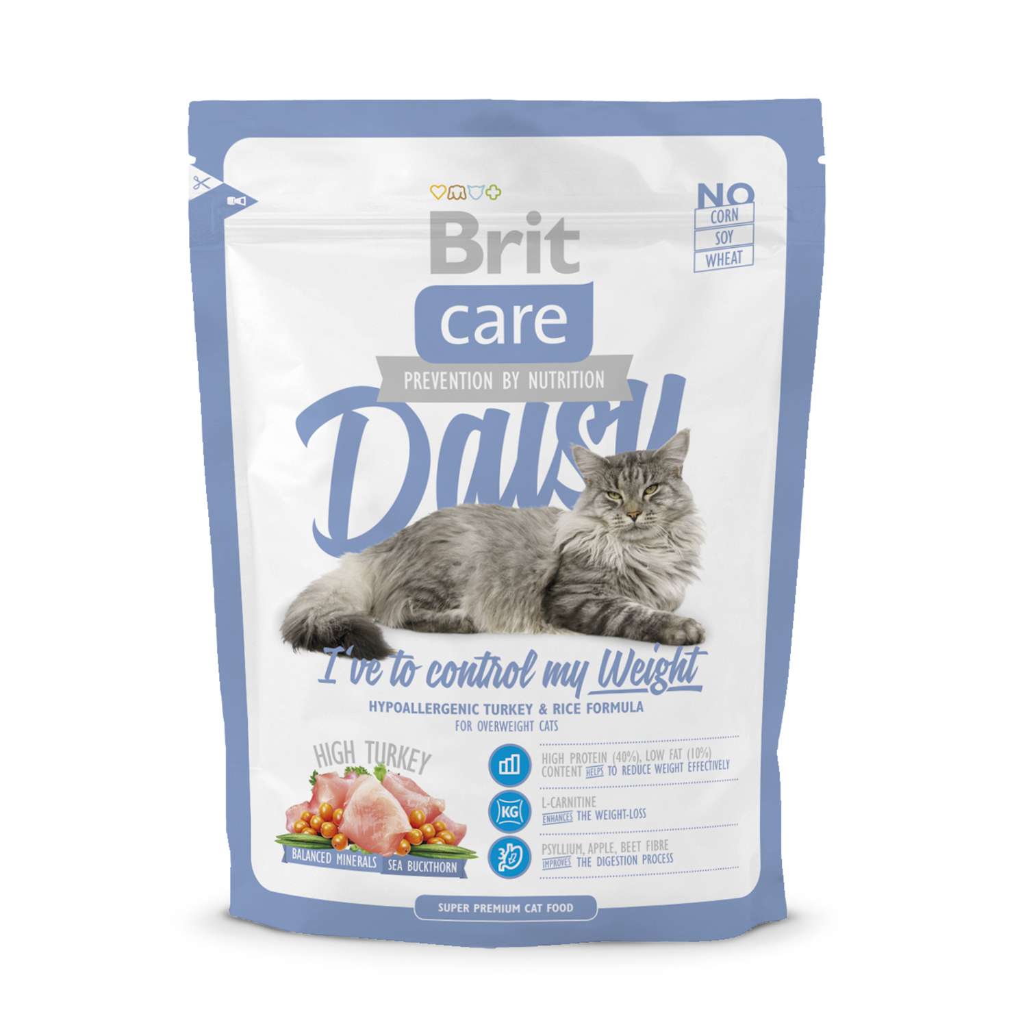 Корм сухой Brit Care 2кг для кошек склонных к излишнему весу - фото 1