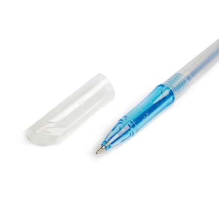 Ручка Sima-Land 0.5 мм синий корпус прозрачный