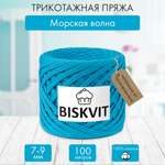 Трикотажная пряжа BISKVIT Морская волна