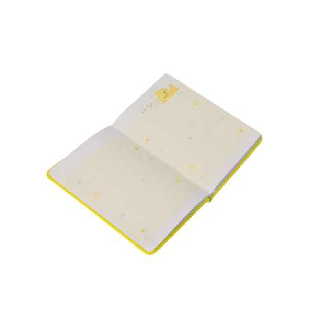 Блокнот со сквишем Михи-Михи Панда I Like Panda формат А5 белый желтый