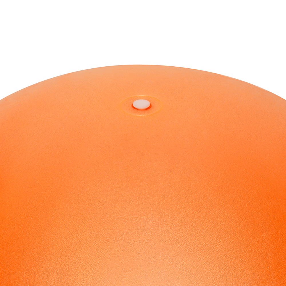 Фитбол STRONG BODY 65 см ABS антивзрыв оранжевый для фитнеса Насос в комплекте - фото 3