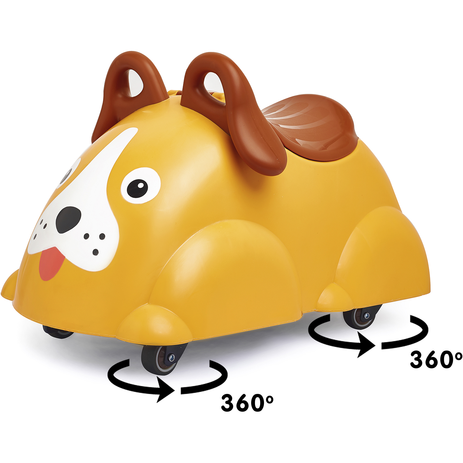 Каталка VIKING TOYS Cute Rider 360 Собака с контейнером для хранения купить  по цене 4716 ₽ в интернет-магазине Детский мир