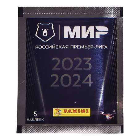 Набор коллекционных наклеек Panini РПЛ сезон 2023-2024 10 пакетиков в экоблистере
