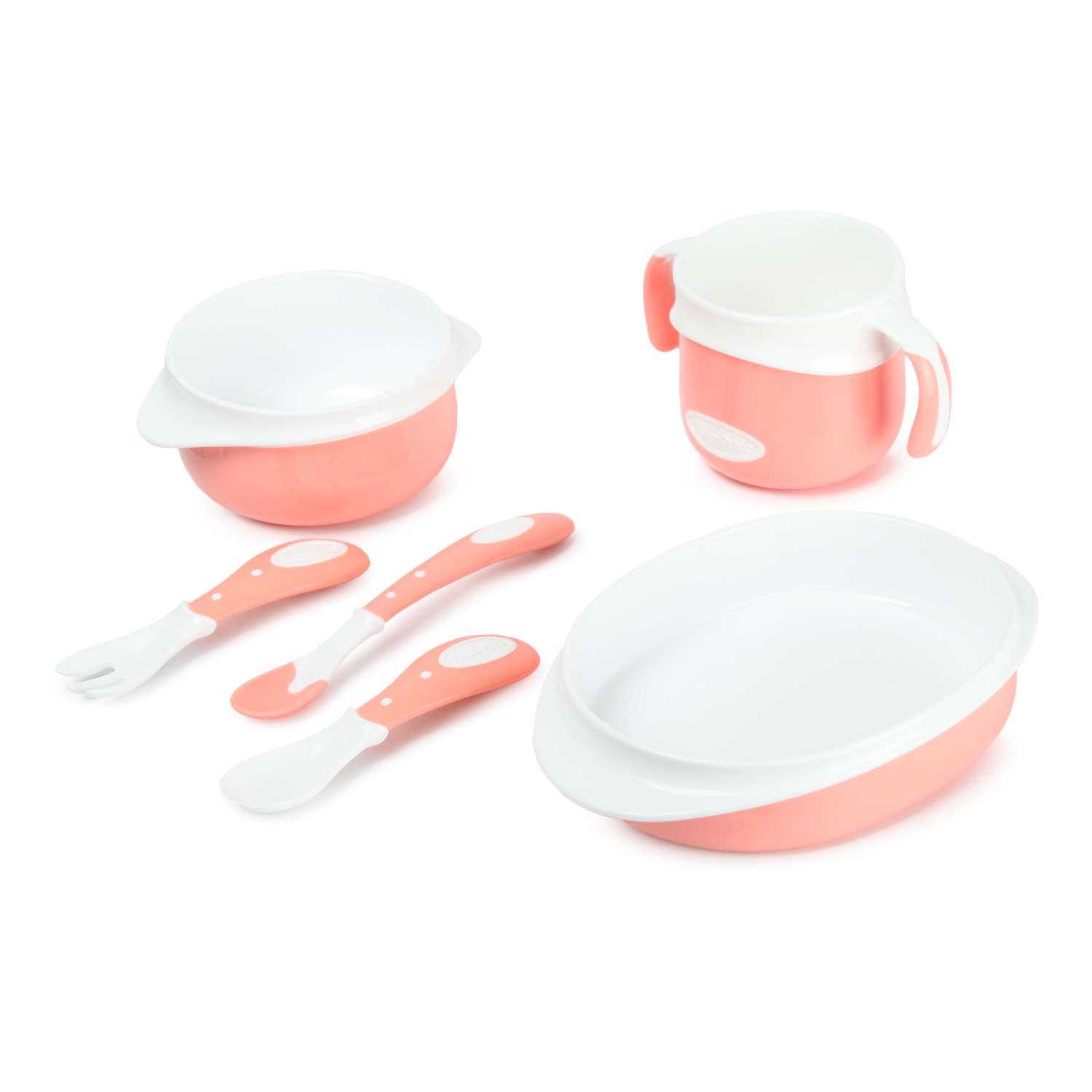 Набор посуды BabyGo Fisher Price 6предметов Pink TZ-D1-0002 - фото 1