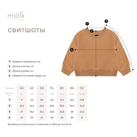 Свитшот и леггинсы Mjolk