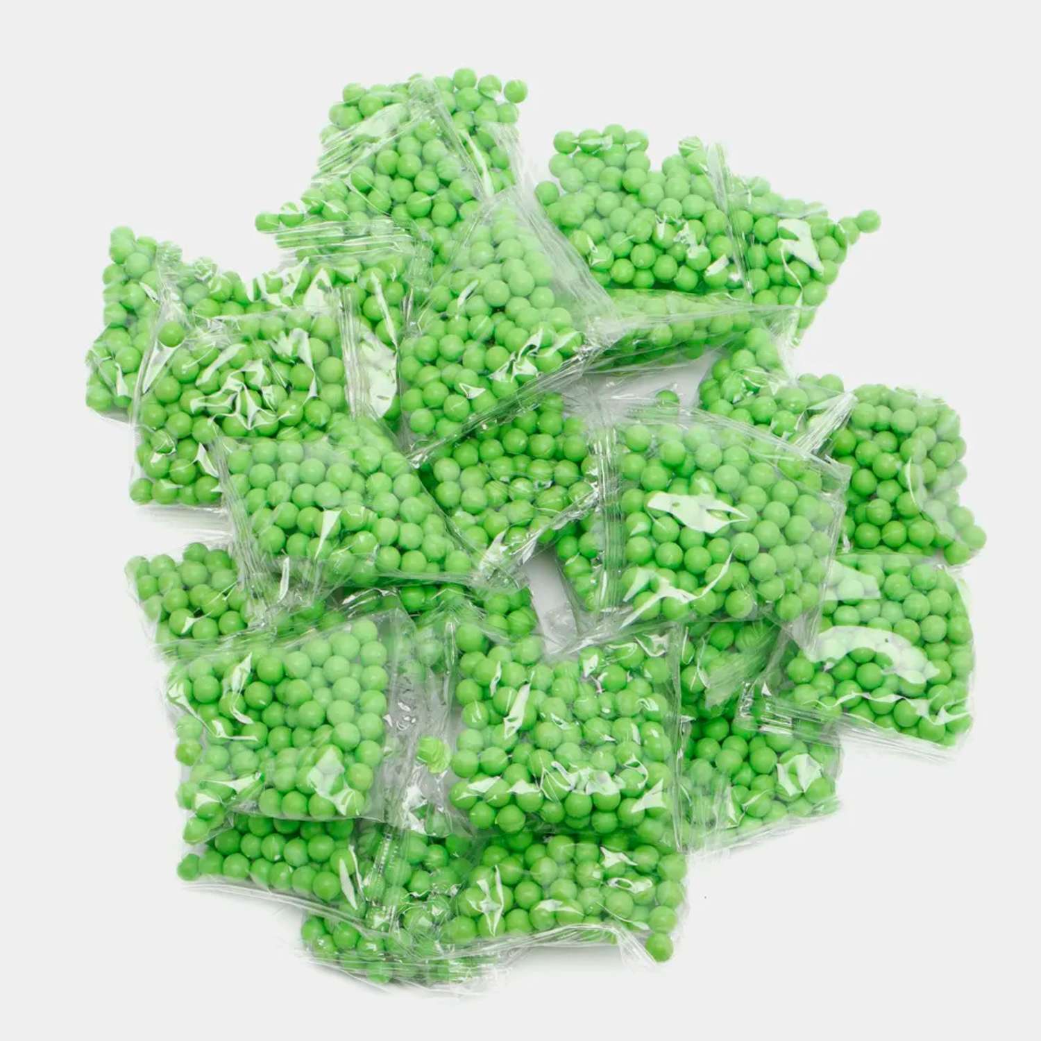 Пульки для игрушечного оружия Colorplast 6 мм 10000 шт зеленые - фото 1