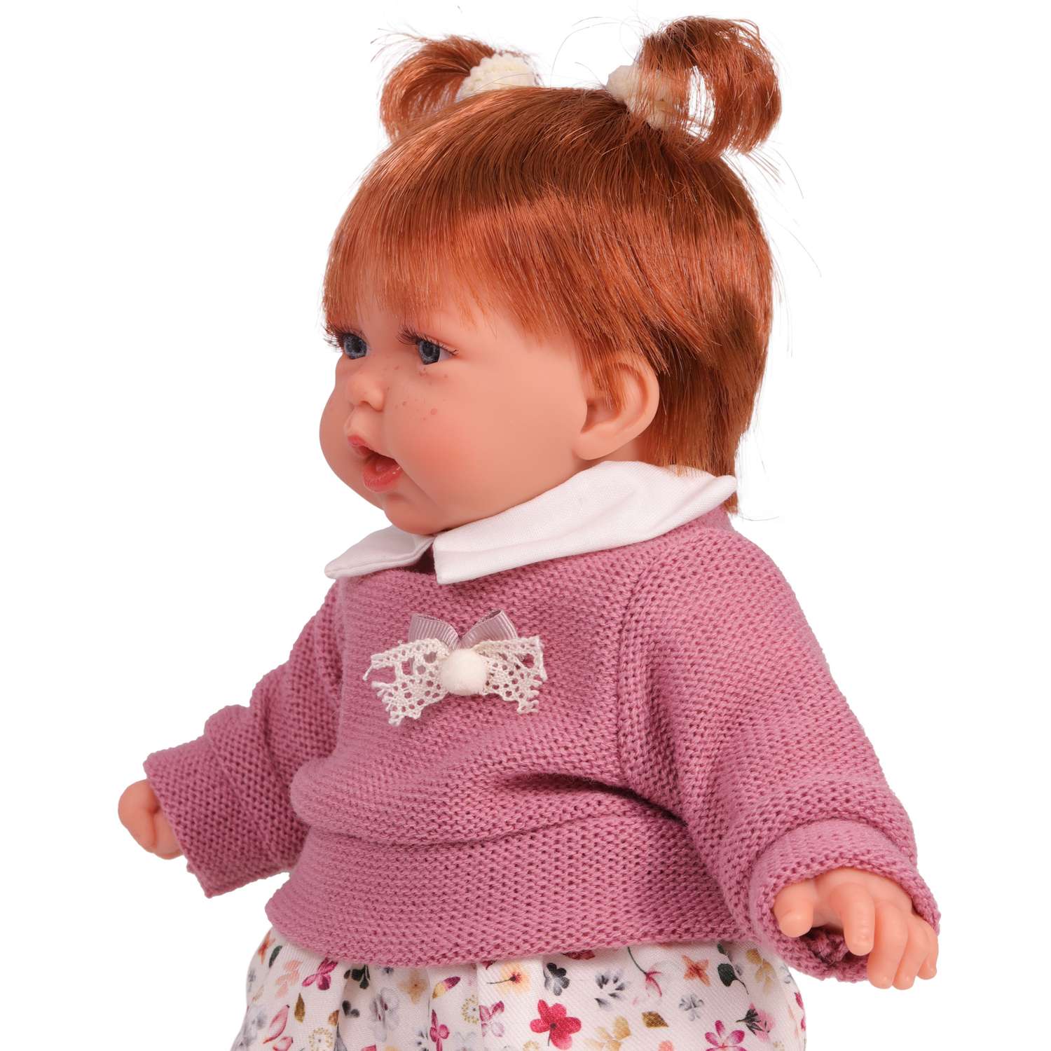 Кукла озвученная Antonio Juan Эмма в розовом 27 см мягконабивная 12136 - фото 7