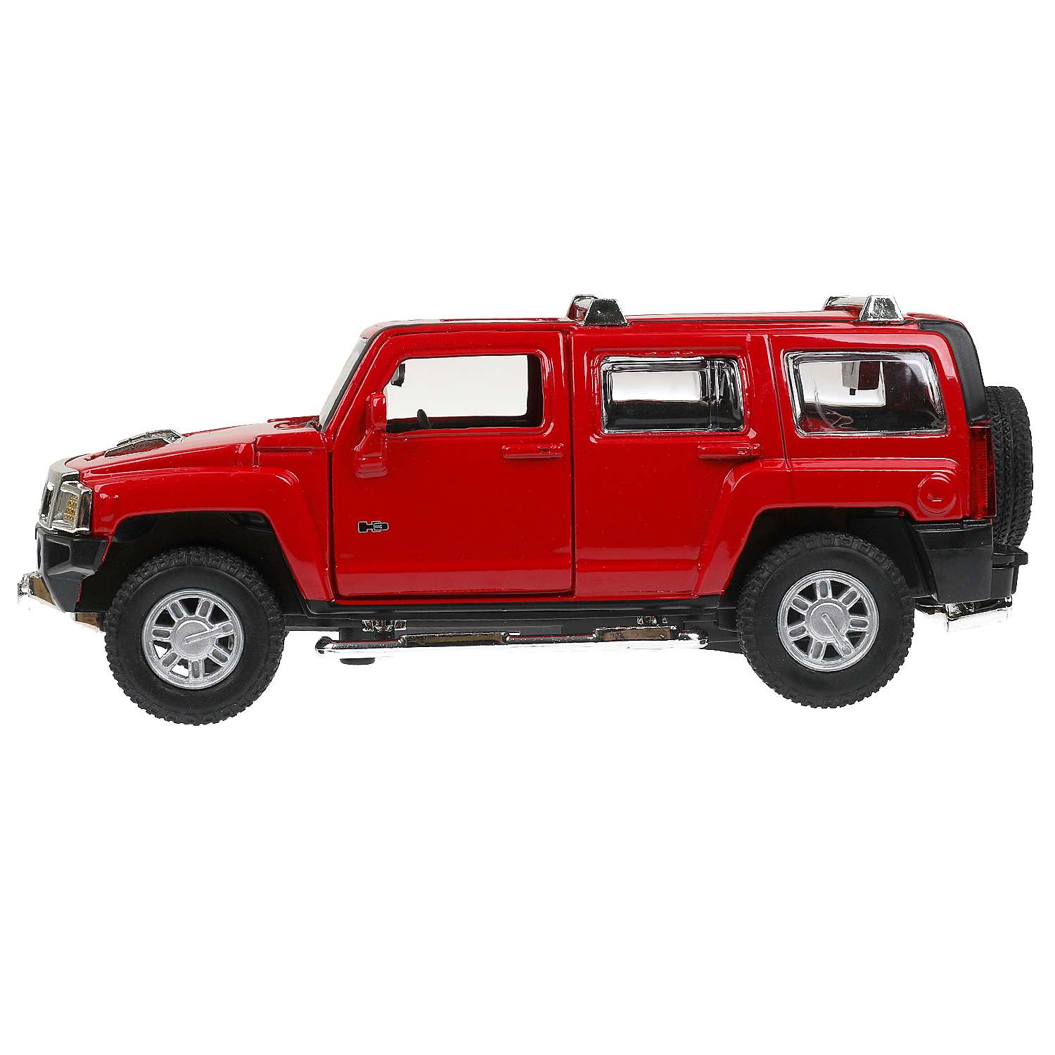 Автомобиль Технопарк Hummer H3 красный 380129 - фото 4