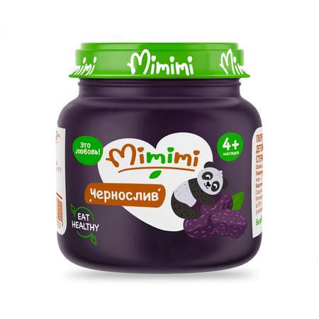 Пюре Mimimi из чернослива 80г с 4месяцев