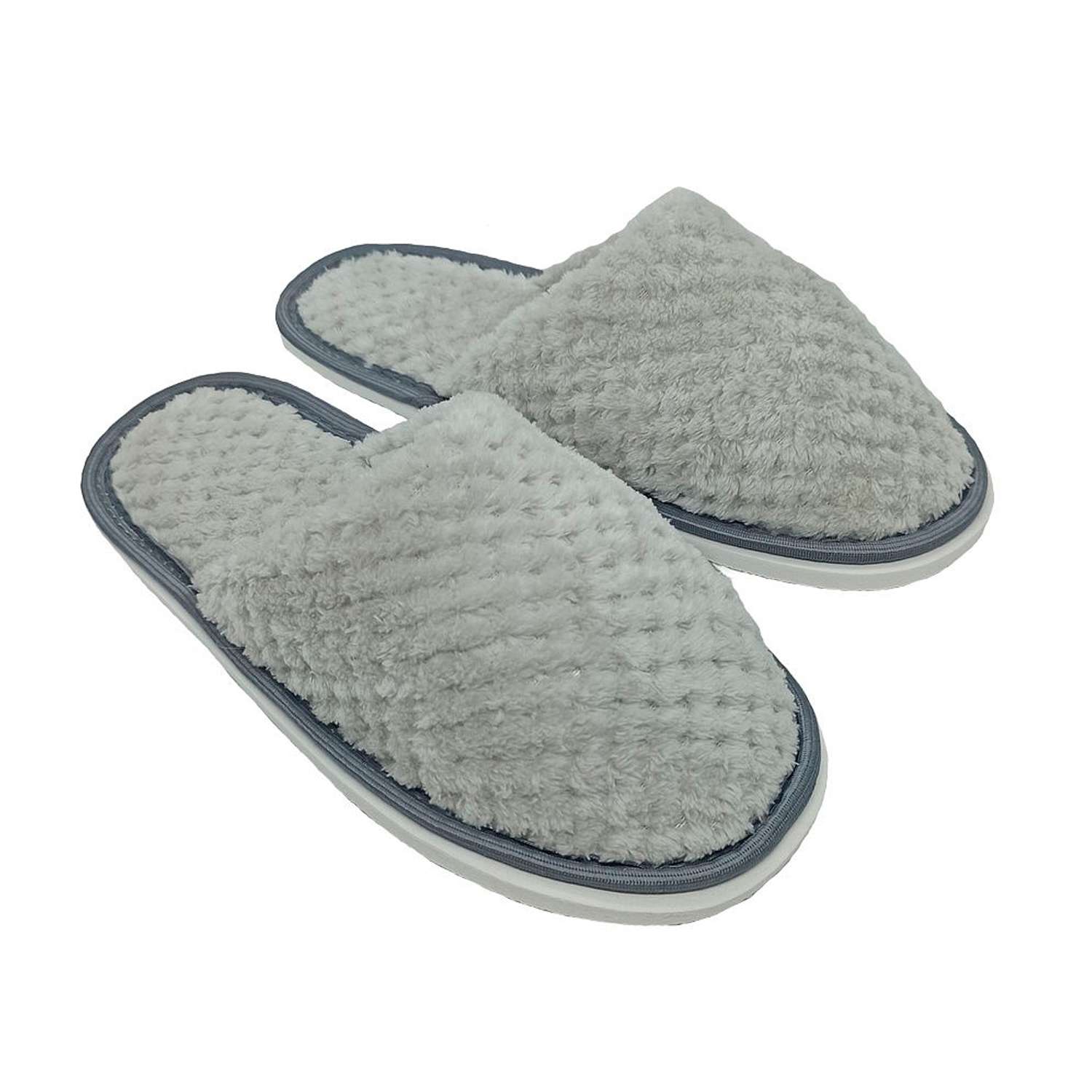 Тапочки IVShoes С-6ДВТ(мл)-МР/соты/серый - фото 1