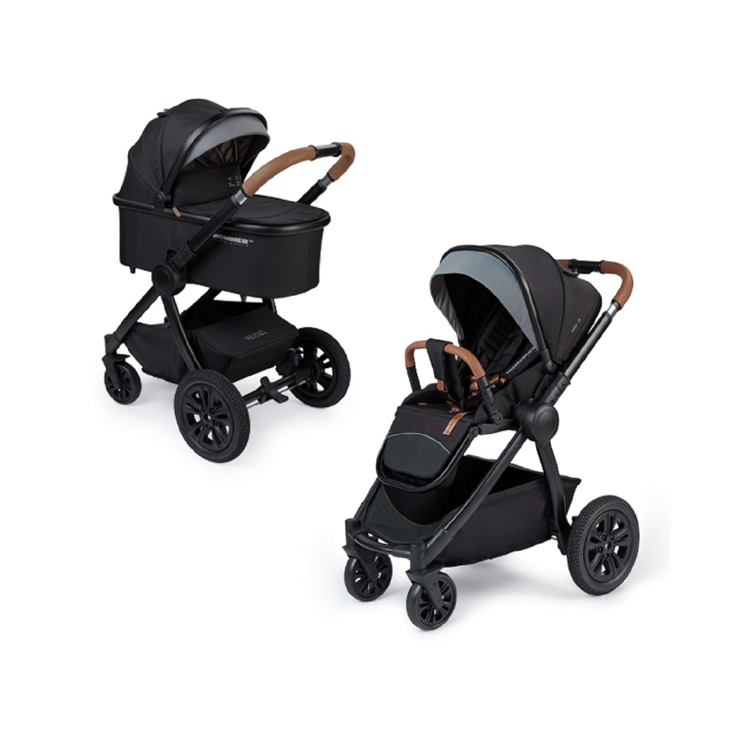 Коляска 2в1 Happy Baby Mommer Pro Black - фото 32