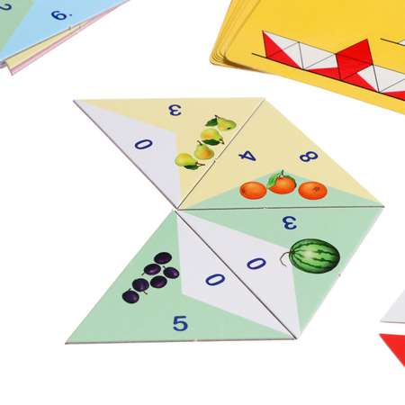 Развивающая игра Степ Пазл «Вкусные задачки. Тримино»