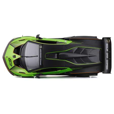 Машинка Bburago гоночная открывающиеся двери зеленая 18-28017