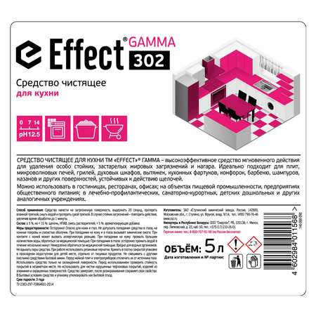 Средство чистящее Effect Gamma 302 для кухни 5 л