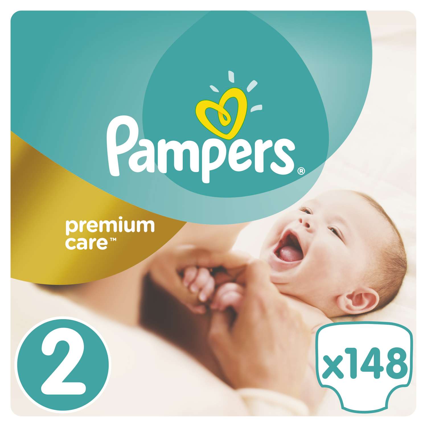 Подгузники Pampers Premium care 3-6кг 148шт - фото 1