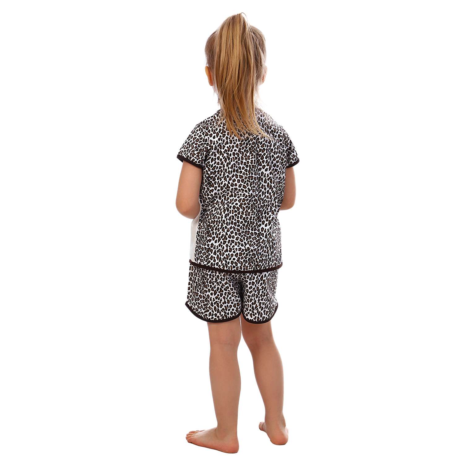 Пижама Детская Одежда 0022Р/темно-коричневый - фото 4