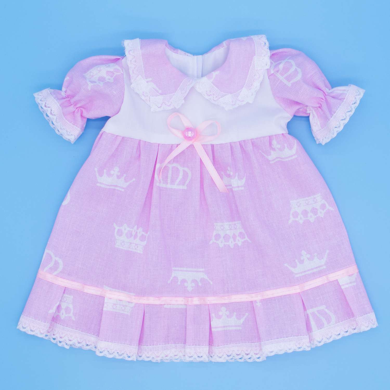 Платье нарядное Модница для пупса 43 см 6114 розовый 6114розовый - фото 6
