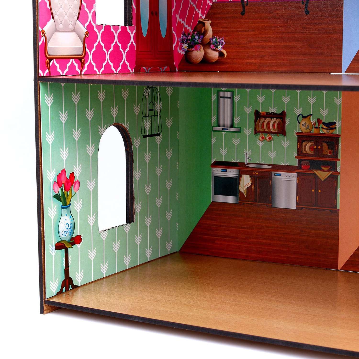 Кукольный домик Лесная мастерская «Для маленьких принцесс» 9243748 - фото 5