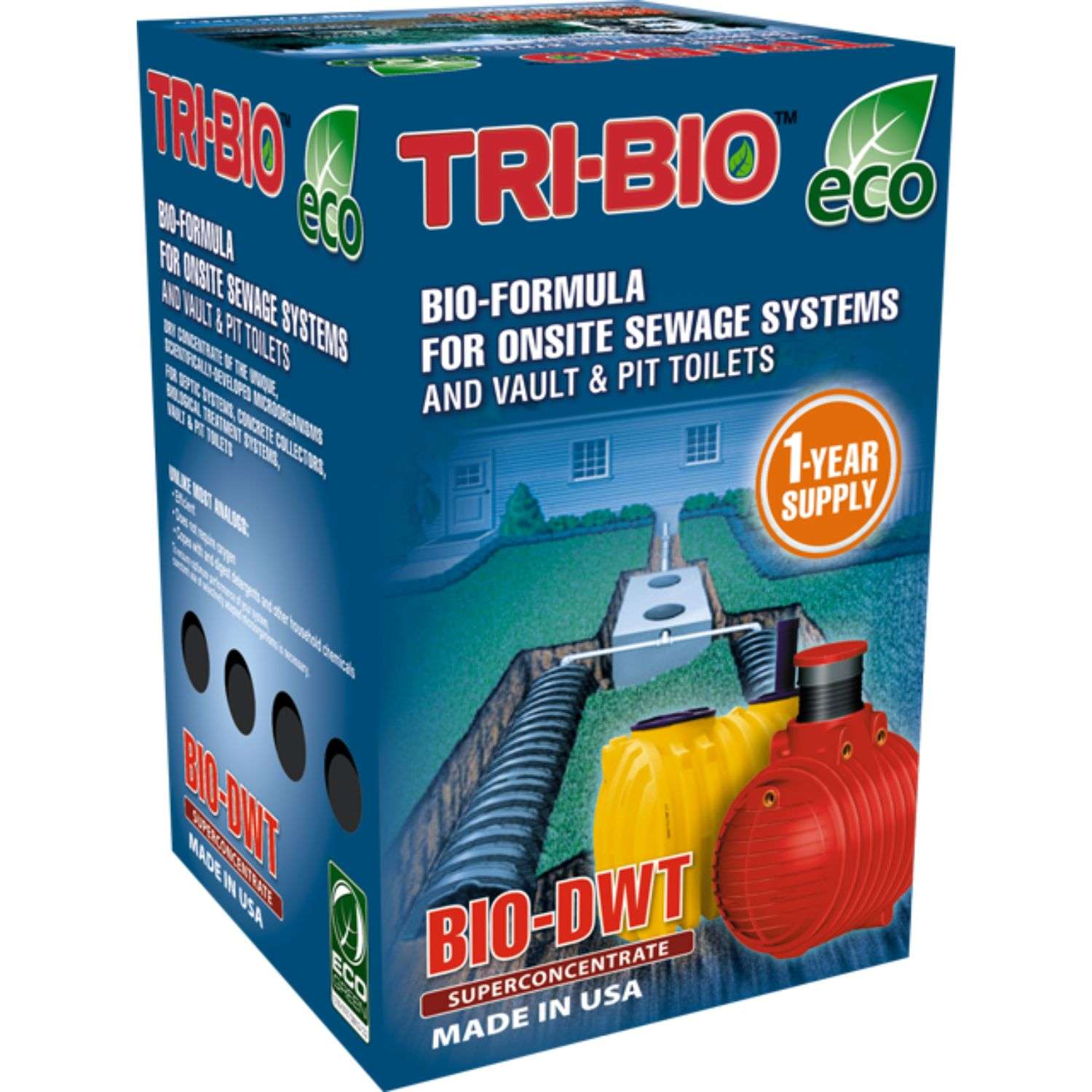 Порошок TRI-BIO для автономных канализаций 500 г - фото 1
