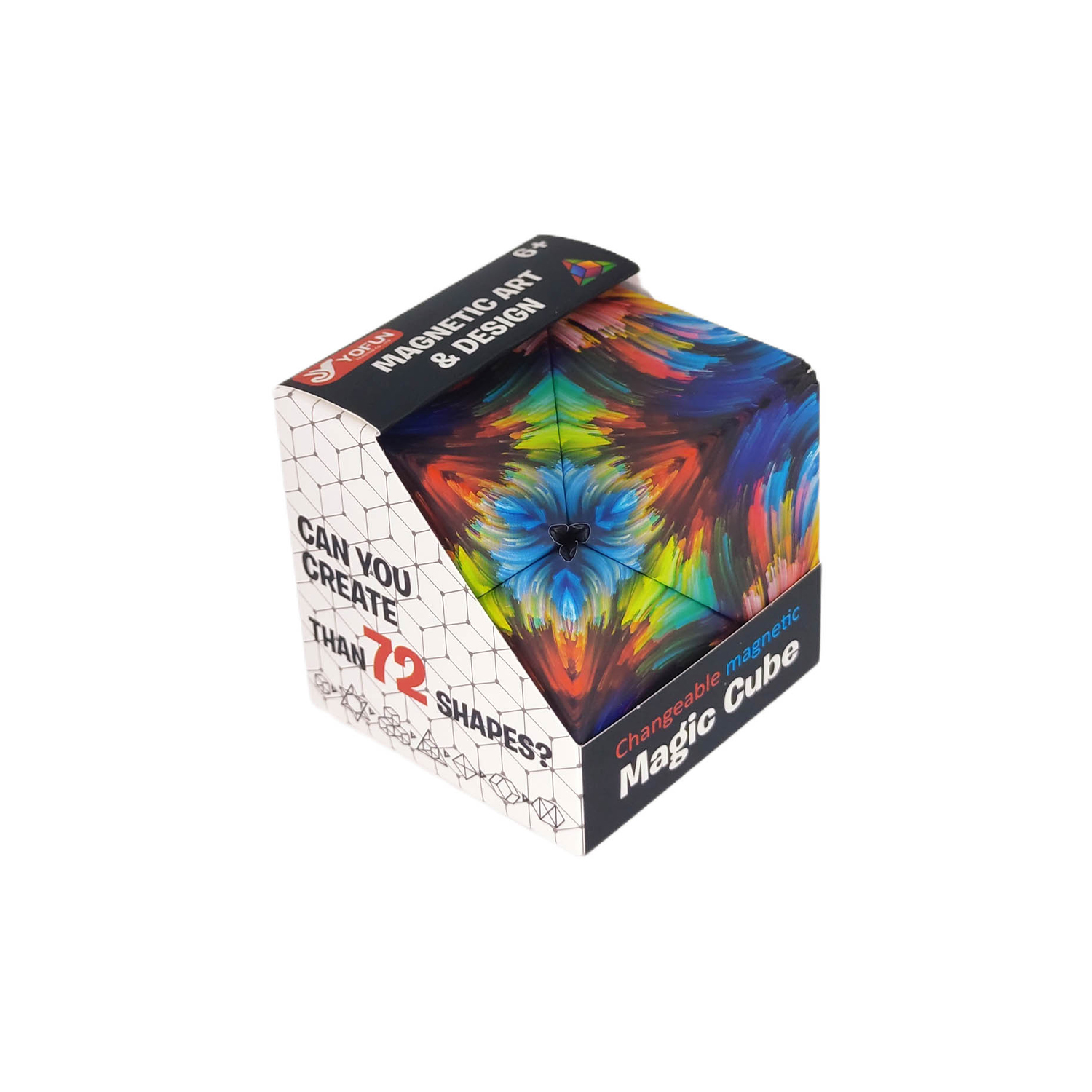 Куб магнитный Yofun  24 детали в ассортименте 321-3 - фото 3