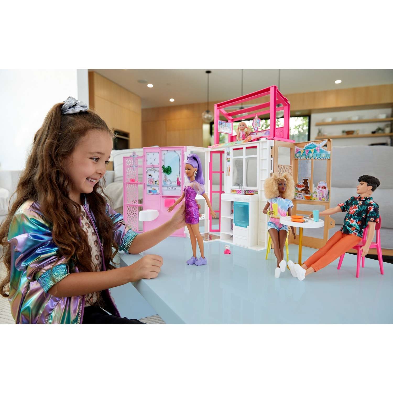Дом Barbie с мебелью и аксессуарами HCD47 HCD47 - фото 12