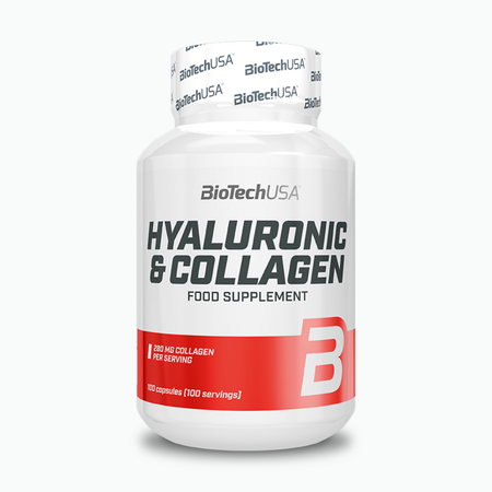 Гиалуроновая кислота BiotechUSA Hyaluronic Collagen 100 капсул