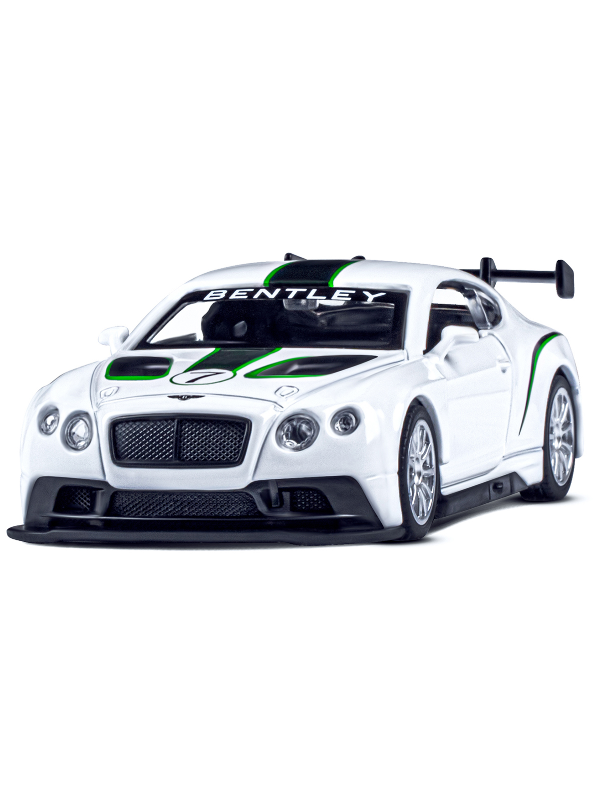 Автомобиль АВТОпанорама Bentley 1:43 белый JB1200135 - фото 9