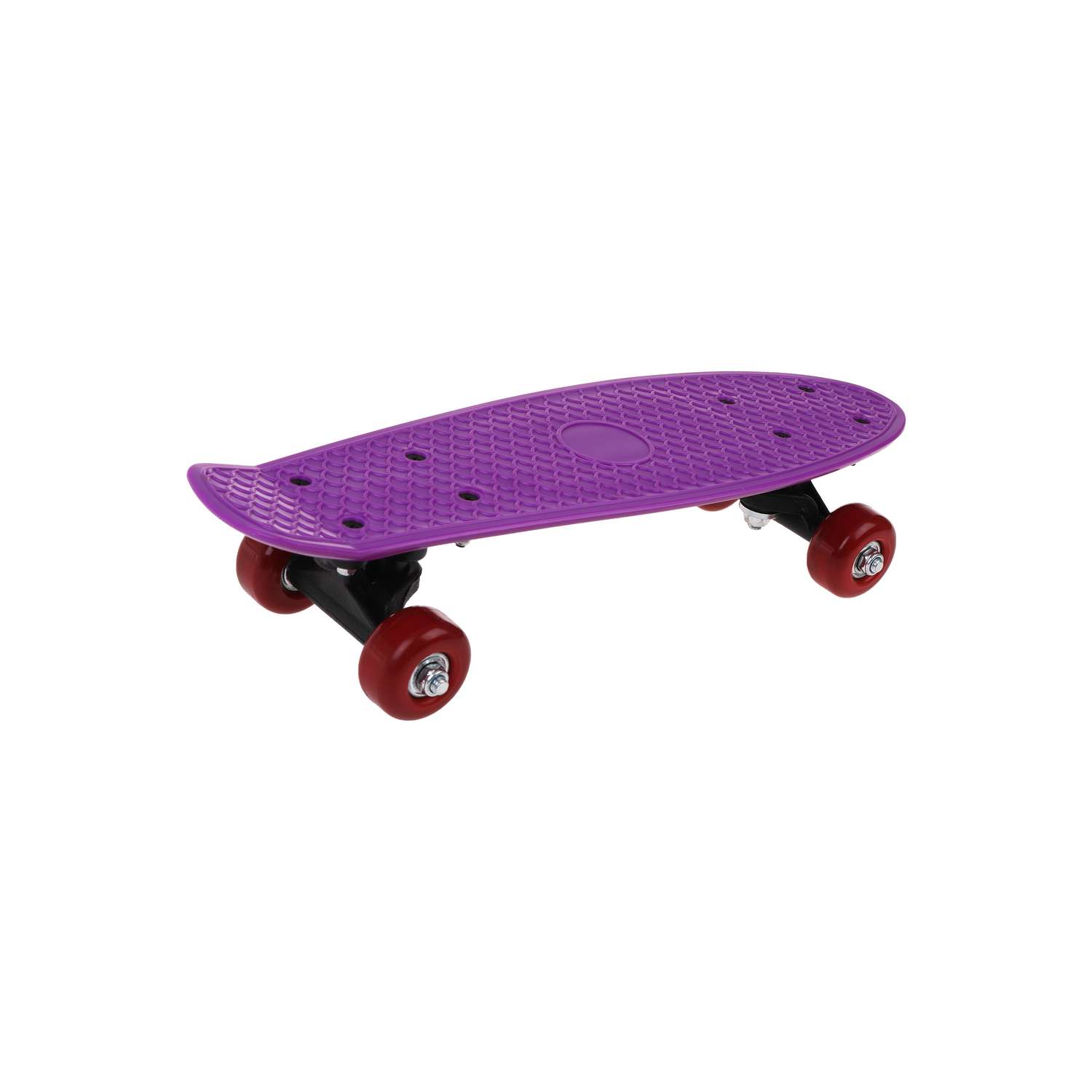 Скейтборд Наша Игрушка пенниборд 41х12 см колеса PVC крепления пластик фиолетовый - фото 5