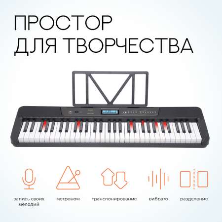 Синтезатор Tesler KB-6160 black