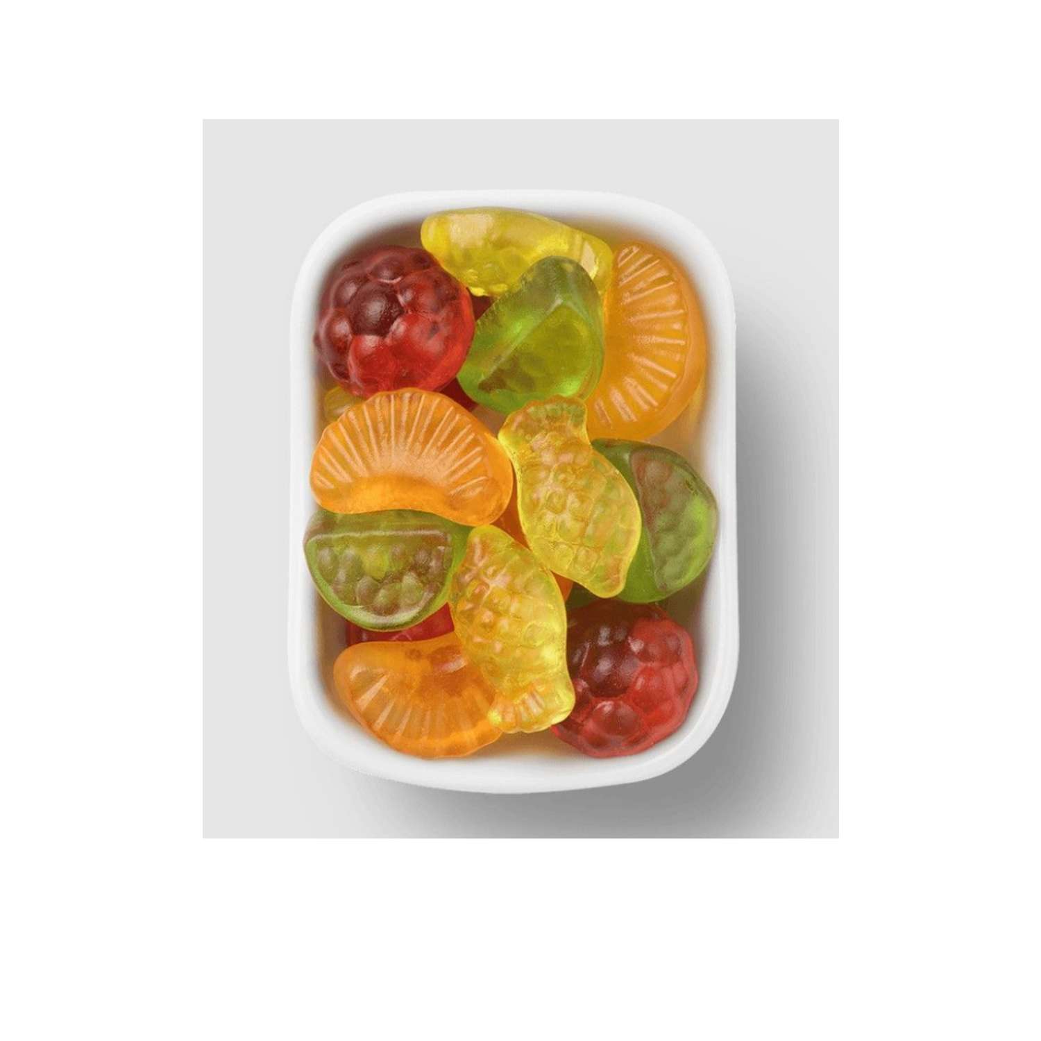 Жевательный мармелад Docile Gelatines mix fruit natural Микс фруктов 70г - фото 2