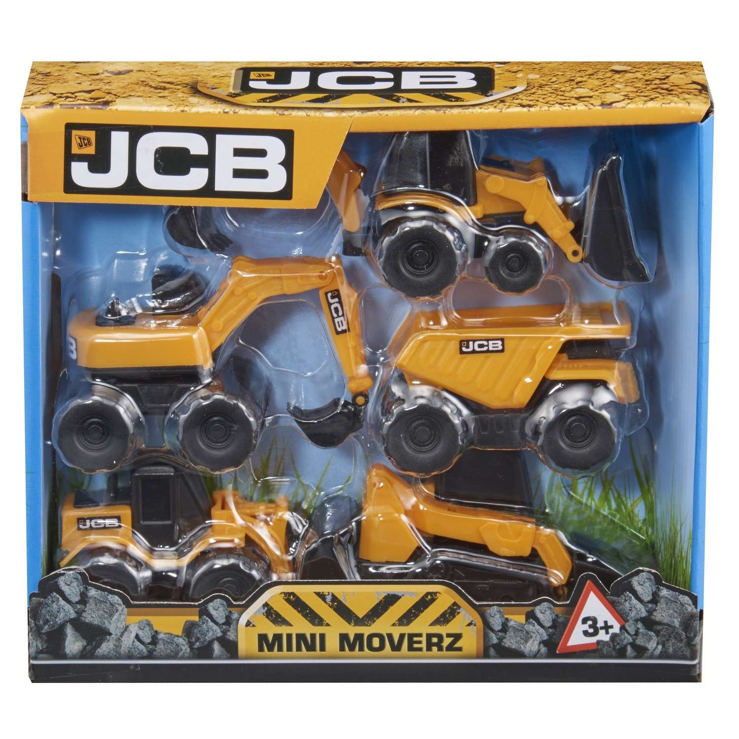Набор JCB Mini Moverz Строительная техника 5предметов 1416886 1416886 - фото 3