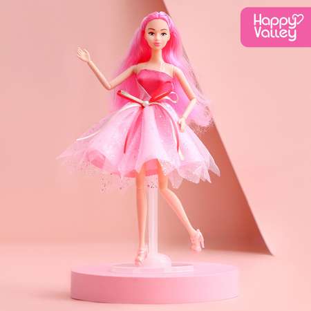 Кукла-модель Happy Valley «Нежные мечты» с розовыми волосами