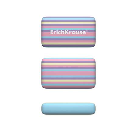 Ластик ErichKrause Pastel Lines в ассортименте 56039