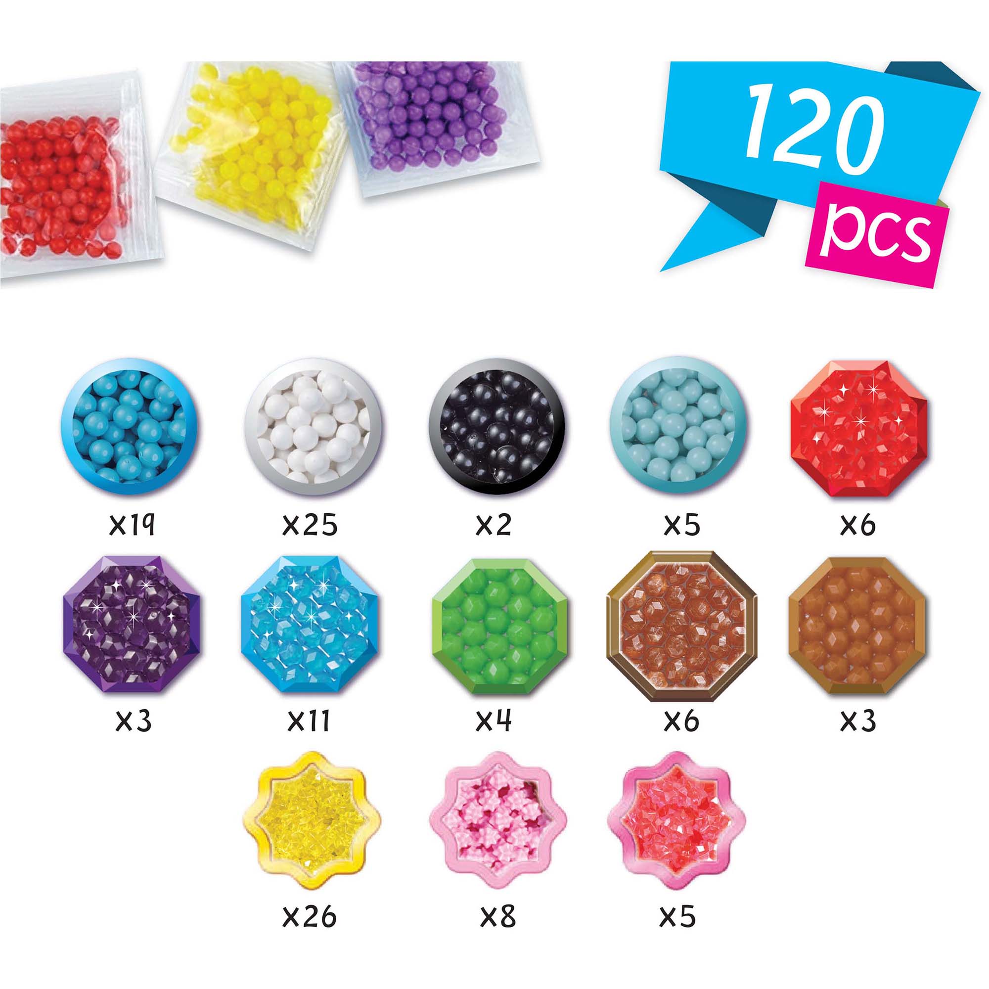 Набор Aquabeads Мини-студия Яркие зверюшки 31725 - фото 15