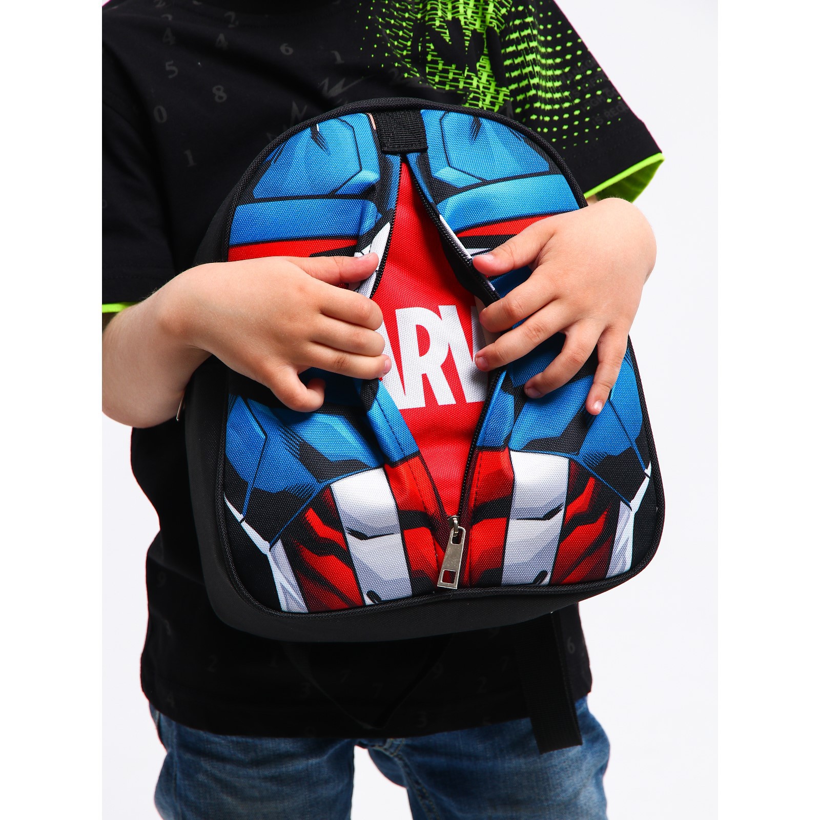 Рюкзак детский Marvel на молнии 23 см х 10 см х 27 см «Капитан Америка» - фото 8