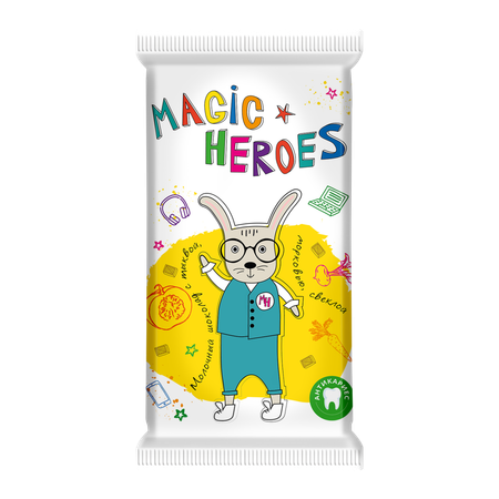 Шоколад молочный Волшебница Magic Heroes с овощами 30х30г